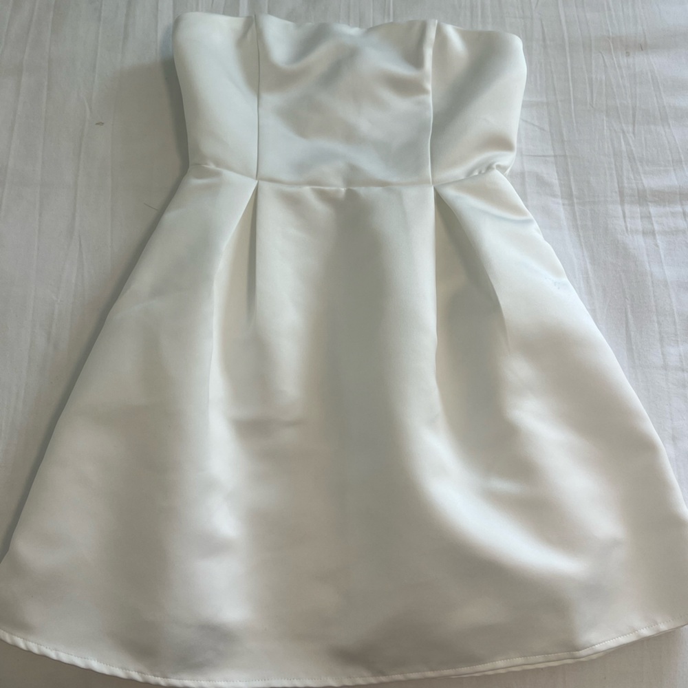 NWT Princess Polly White Strapless Dress